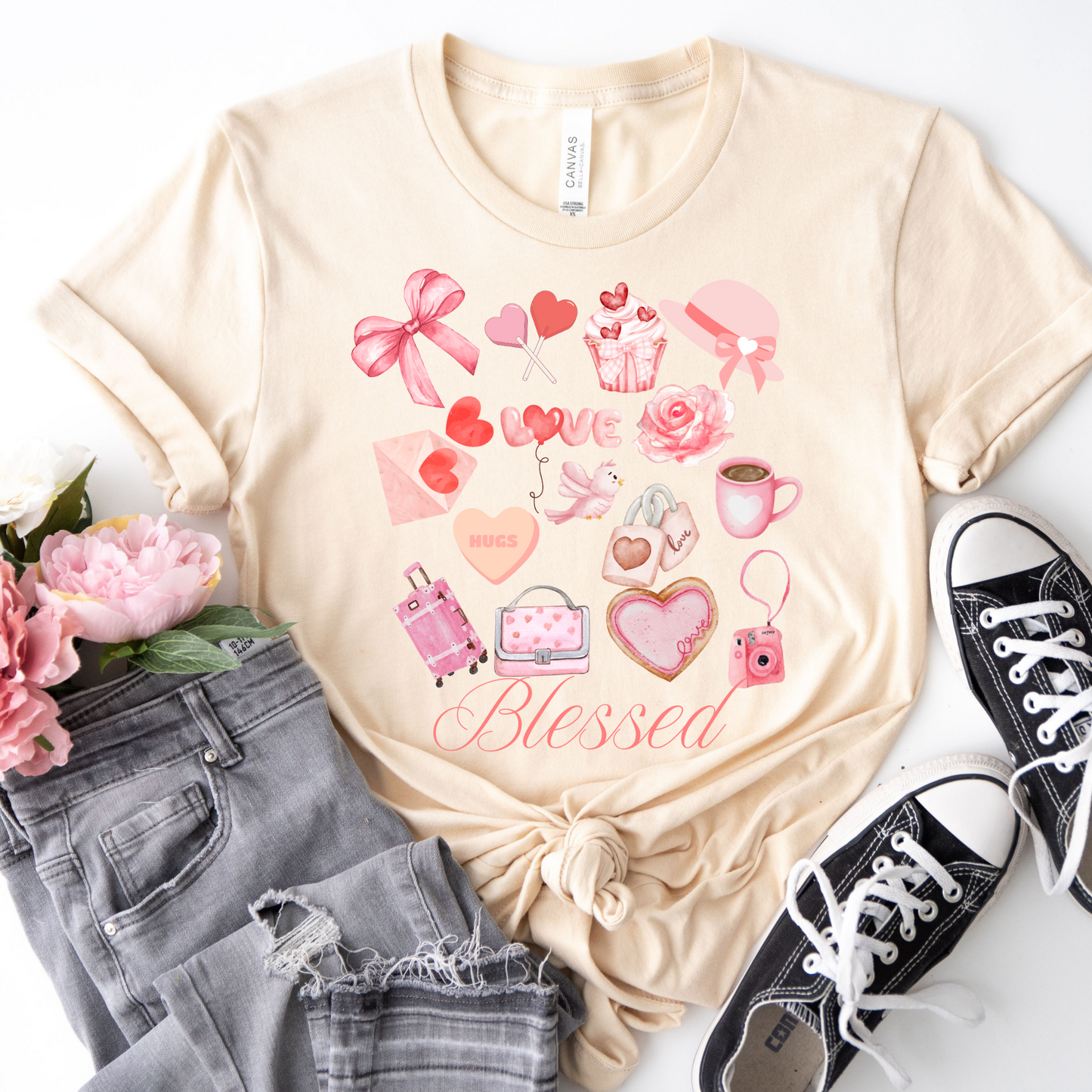 Valentines short sleeve t-shirt